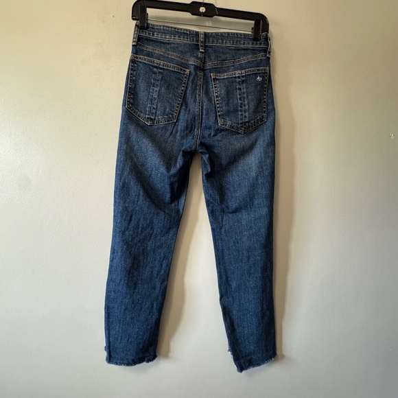 rag & bone Classic Blue Cropped Jeans - Picture 2 of 11